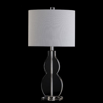 Hadley 26" Crystal LED Table Lamp - JONATHAN Y
